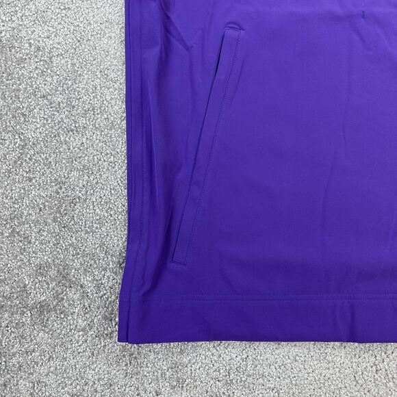 Nike Pullover Mens Small Purple 1/4 Zip Hooded Football Coaches Jacket FJ9548 - Picture 4 of 12